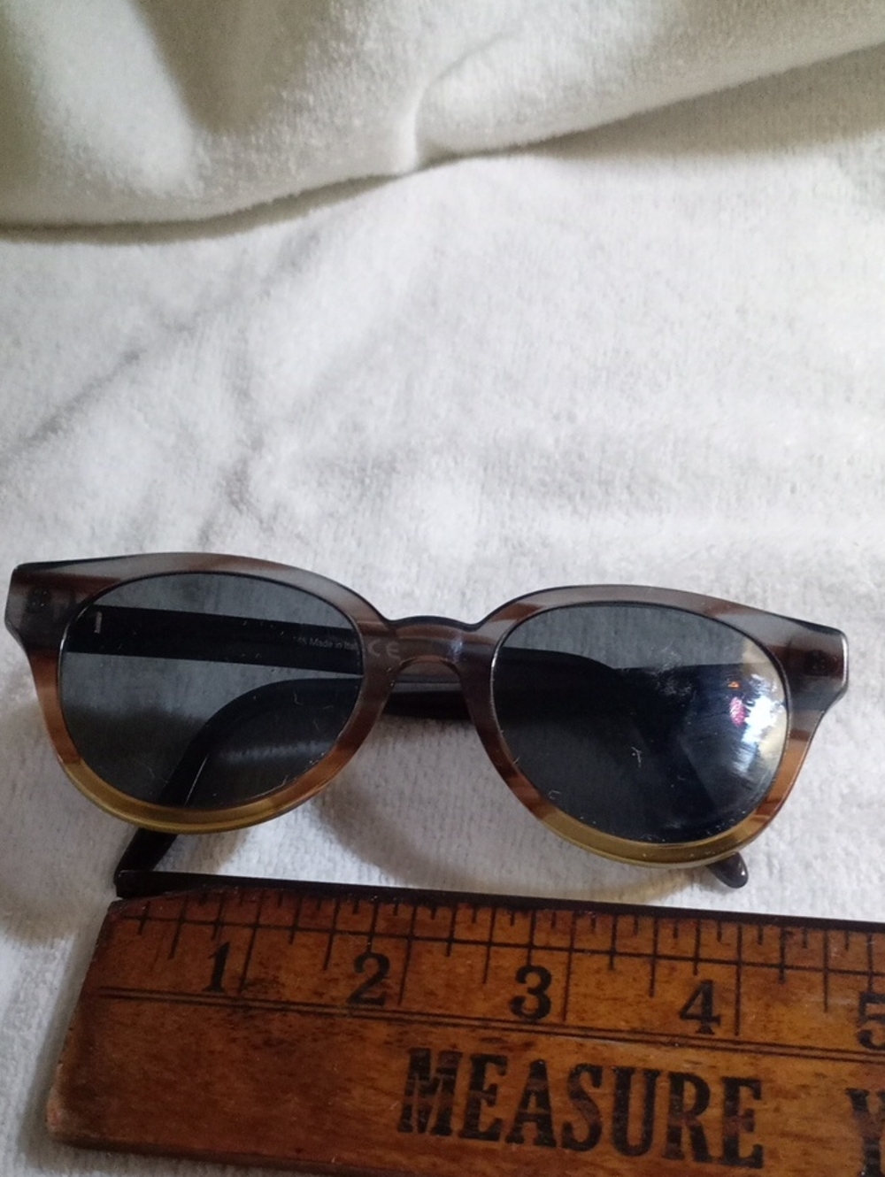 Kirkland Signature Made in Italy Brown Gradient Round Sunglasses